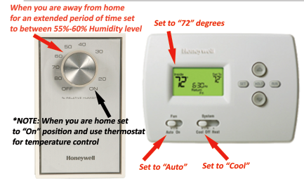 Thermostat settings